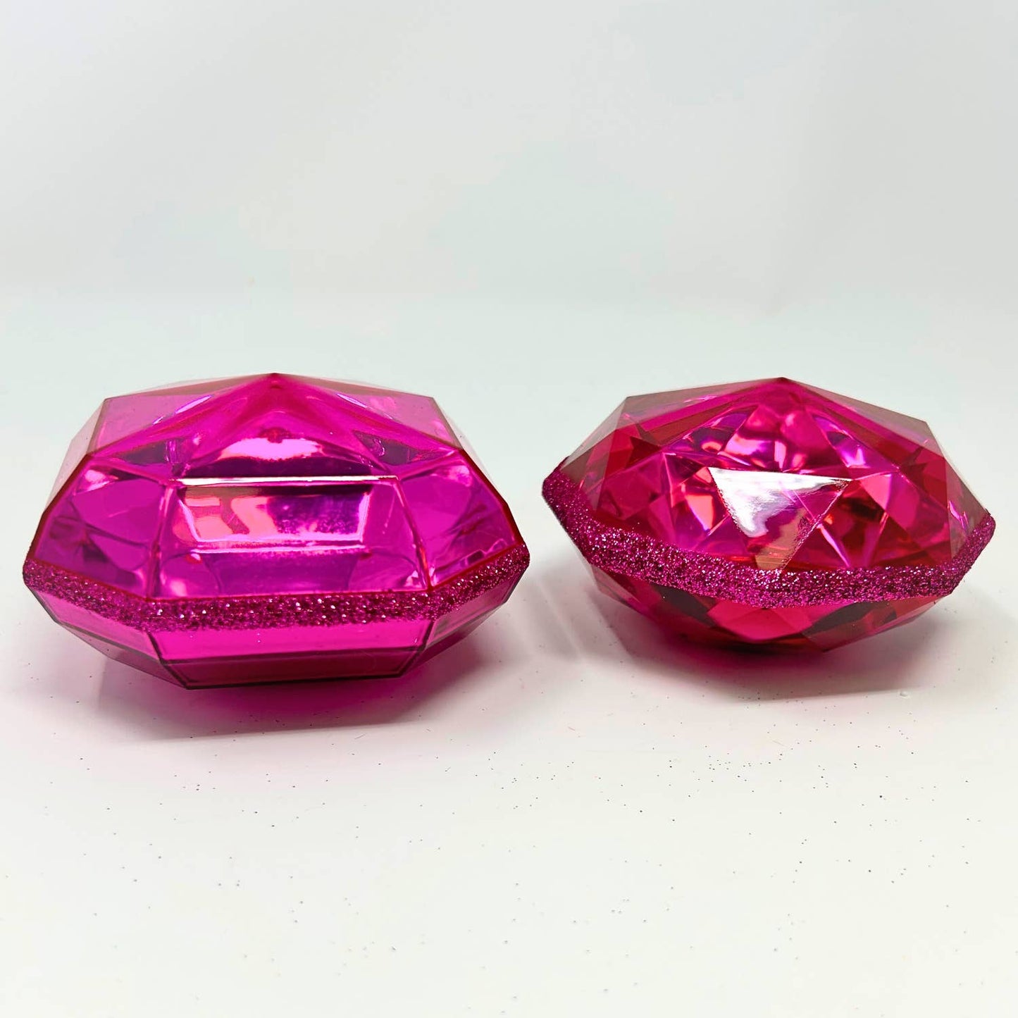 Fuscia Pink Gem Ornament
