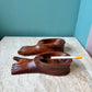 Pair of 1970’s Hand Carved Wooden Feet Ashtrays