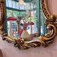 Vintage Large Rococo Giltwood Style Mirror by Union City Mirror