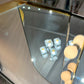 1980's Light Up Lucite Vanity and Stool by Hill Manufacturing