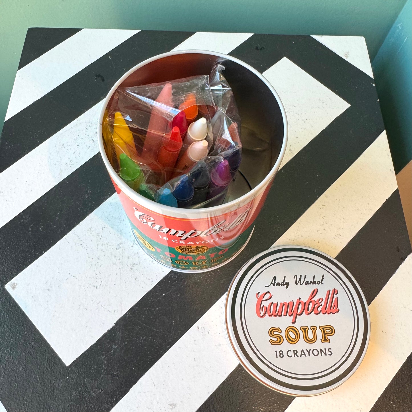 Andy Warhol Campbell's Soup Can Crayons Box