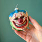 Gorenaments "Bubbles" Evil Clown Glass Ornament
