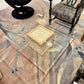 Vintage Tessellated Stone and Glass Coffee Table