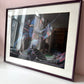Vintage Framed 1980's "America's Downhill" Art Poster by Terry Rose