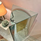 Vintage Triangular Mirrored Pedestal 43"