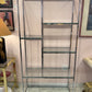 Vintage DIA Style Chrome and Glass Etagere