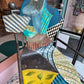 Vintage Hand Crafted Bentwood and Metal Picasso Chair by OLF