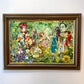 Vintage Original Framed "Summer Fantasy" 1982 Acrylic on Board Painting by Phyllis Londraville