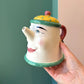 Vintage 5 Piece Tea Set “Coffee Break” by Clay Art San Francisco, Dated 1993