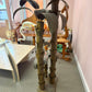Vintage Tommaso Barbi Style Hollywood Regency Brass Palm Tree Sculpture