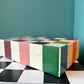 Multi Color Checkered Decorative Box 10"