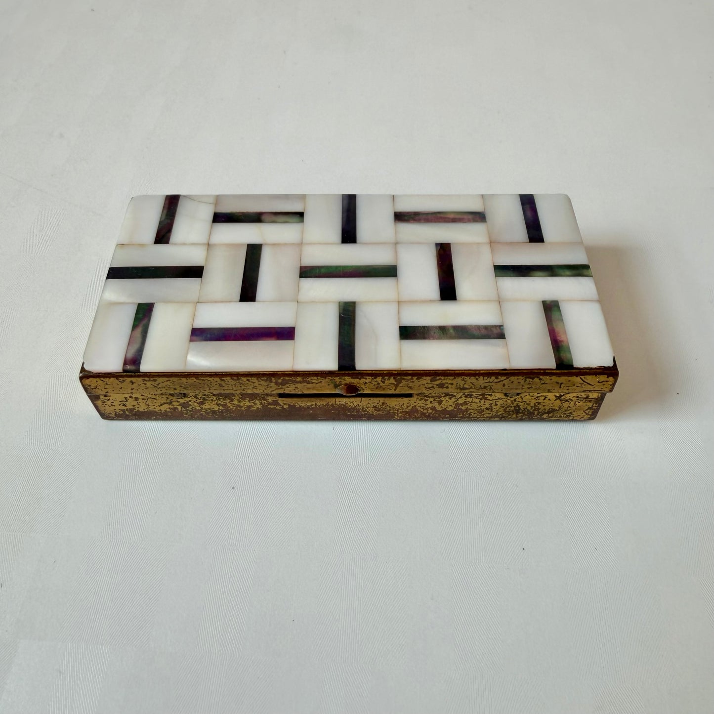 Vintage 1950's Mother of Pearl Cigarette case