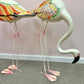 Pair of Extra Large Vintage Mexican Papier- Mache Flamingo Statues
