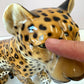 Vintage Mid-Century Italian Ceramic Leopard Statue