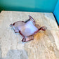 Vintage Pink Murano Glass Catchall Dish