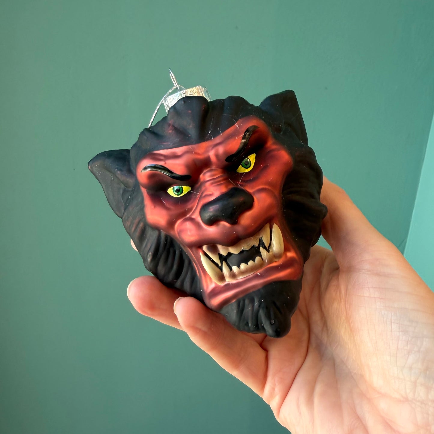 Gorenaments "Wolfie" Werewolf Glass Ornament