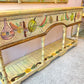 Vintage Hand Crafted Mexican Console and Mirror Set by Diseños Caaesa