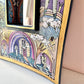 Vintage Hand Painted Whimsical Illustration Art Mirror