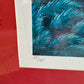 Vintage Framed Limited Edition Serigraph Titled "Moonlight Sonata" By Fanch Ledan, Signed