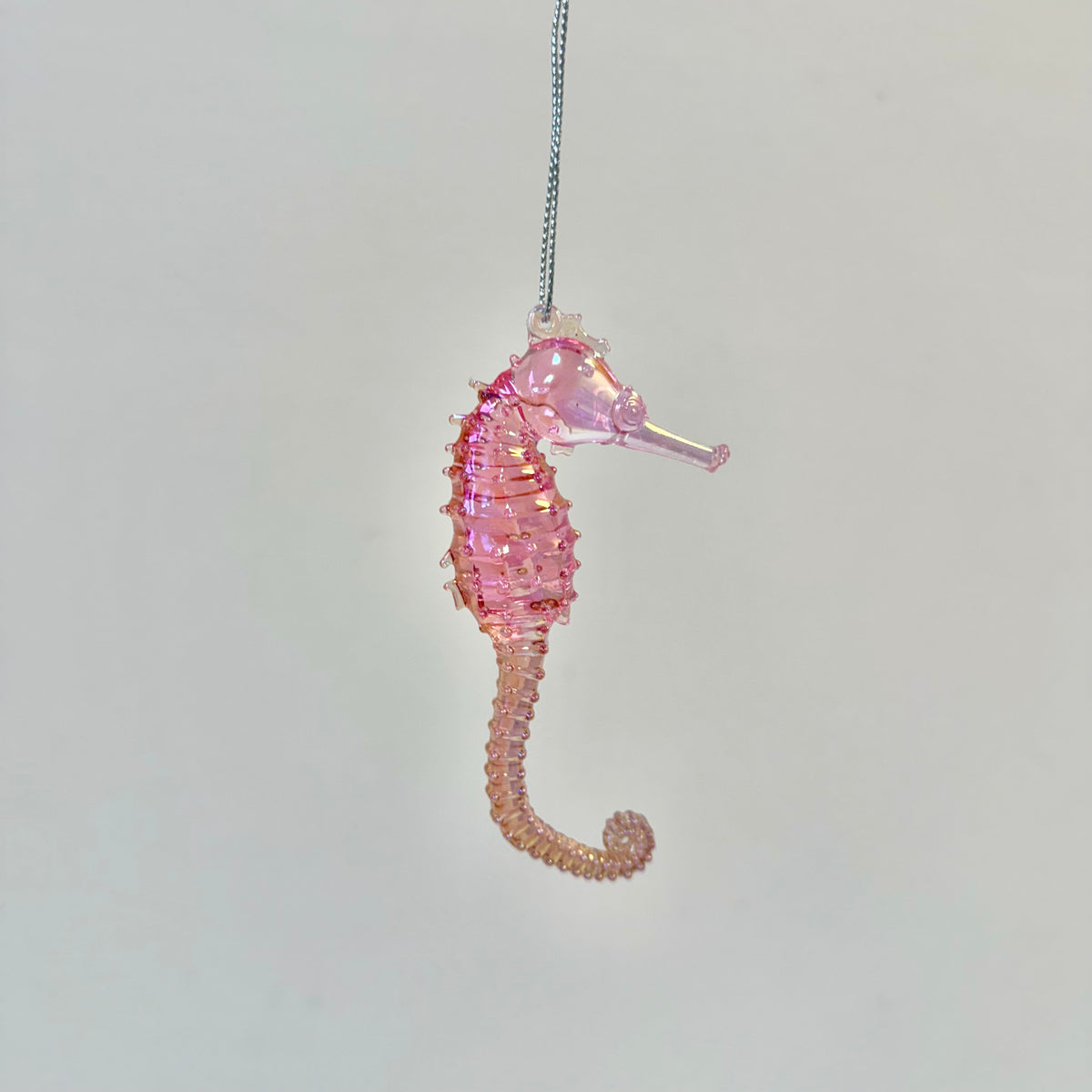 Iridescent Acrylic Seahorse Ornament