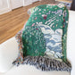 Secret Garden Cotton Woven Blanket by Lindy Stark