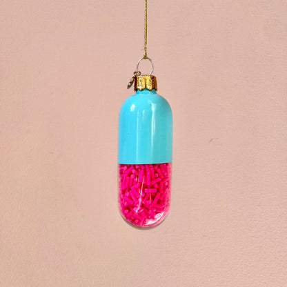 Happy Pill Ornament