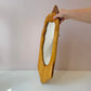 Vintage Live Edge Carved Wood Mirror from Fabulous Furniture