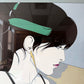 Vintage Framed "The Playboy Portfolio" Serigraph Print by Patrick Nagel