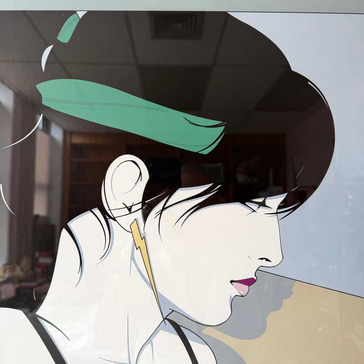 Vintage Framed "The Playboy Portfolio" Serigraph Print by Patrick Nagel