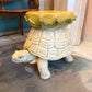 Vintage Extra Large Mid-Century Tortoise Stool