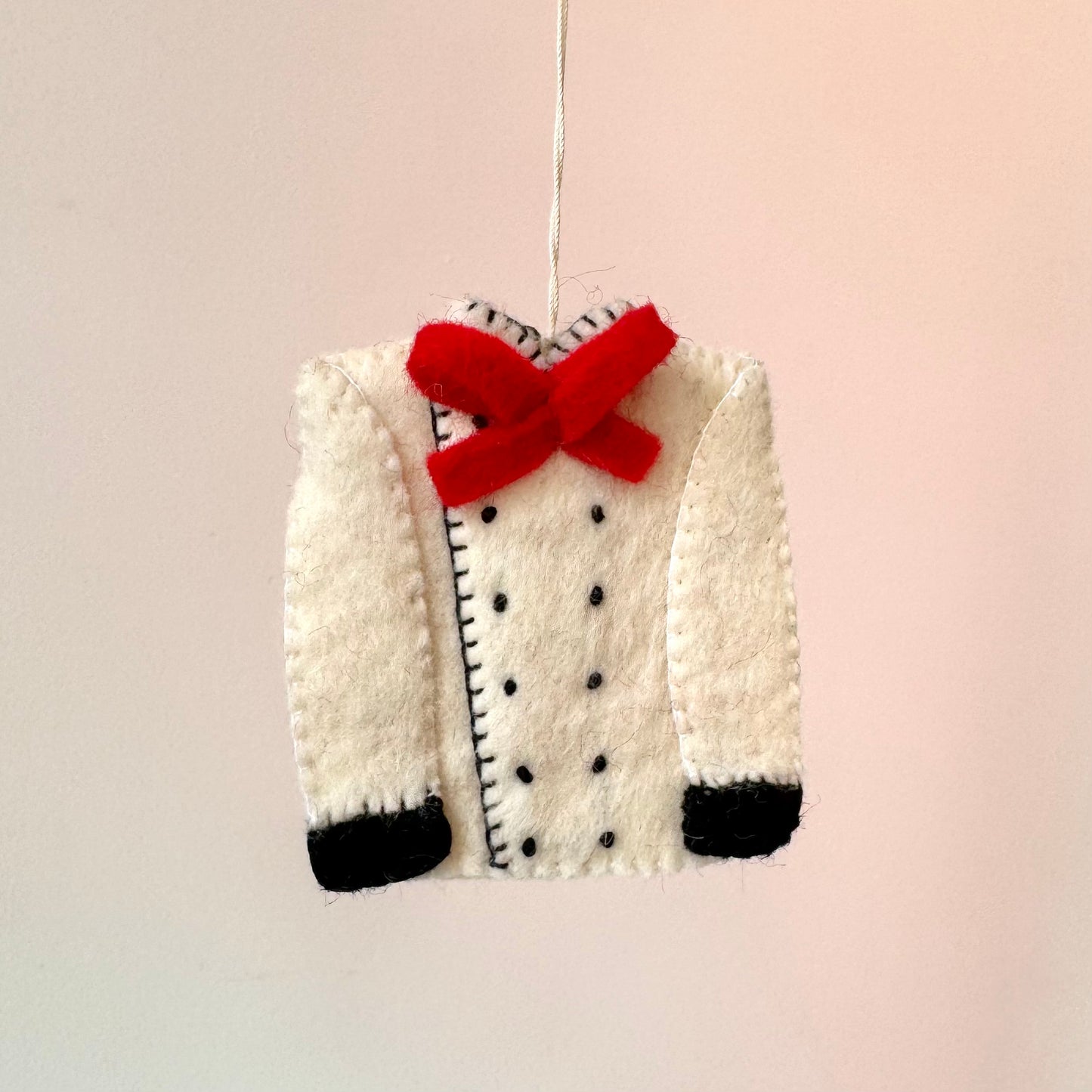 Felt Chef's Jacket Ornament