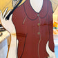 Vintage 1980's Art Deco Lady Wooden Bench Chest