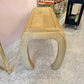 Vintage Curve Legged Pencil Reed Style Console Table