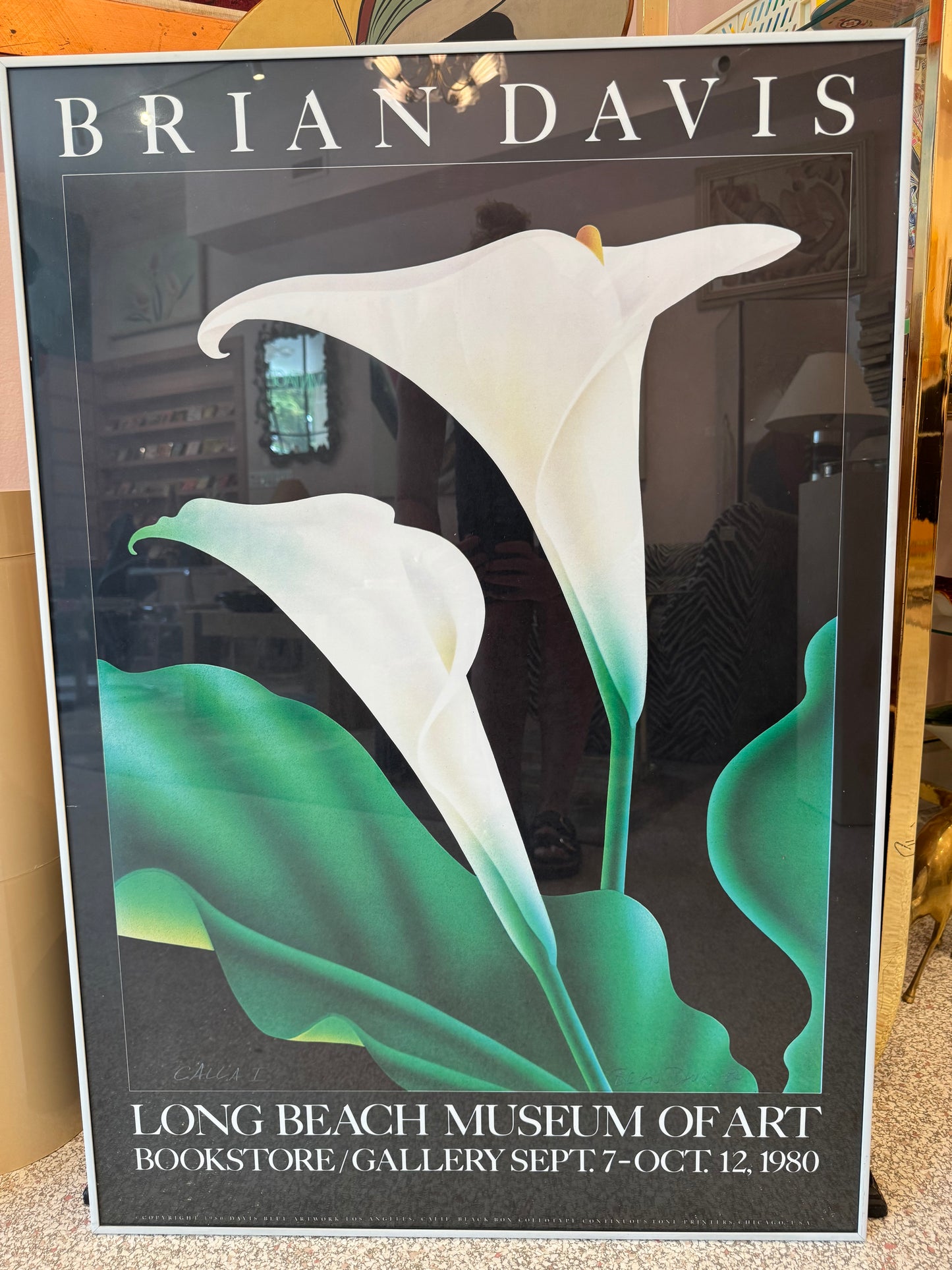 Vintage Exhibition Poster Titled "Calla 1" by Brian Davis