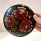 Vintage Hand Painted Floral Wooden Trinket Box