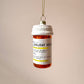 "Holiday Helper" Pill Bottle Ornament