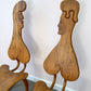 Pair of 1980 Andrew Willner Figure Chairs/Signed and Dated
