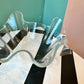 Vintage Clear Lucite Handkerchief Bowl