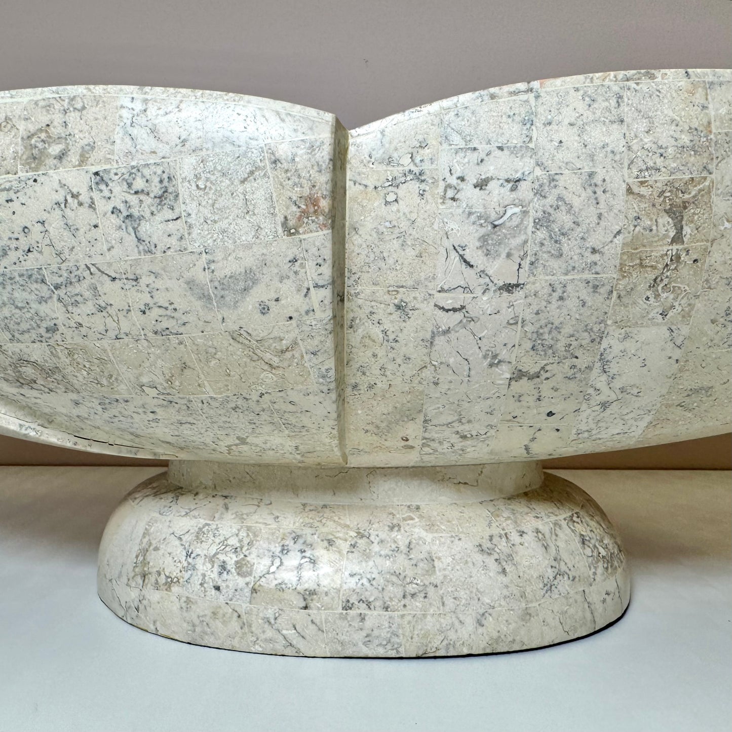 Vintage Large Tessellated Stone Bowl