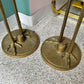 Pair of Extra Large Vintage Brass Crane Birds