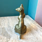Vintage Brass Kangaroo Statue