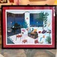 Vintage Framed Limited Edition Serigraph Titled "Moonlight Sonata" By Fanch Ledan, Signed