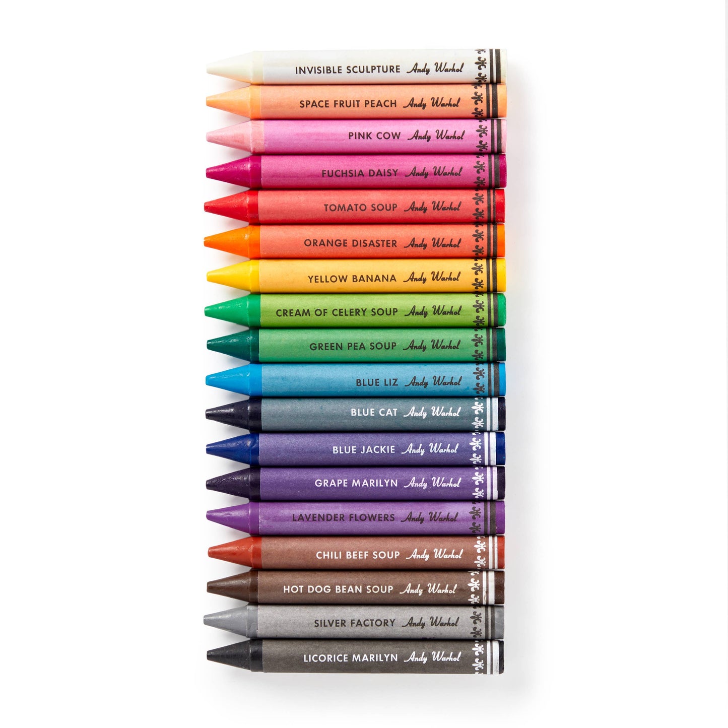 Andy Warhol Campbell's Soup Can Crayons Box