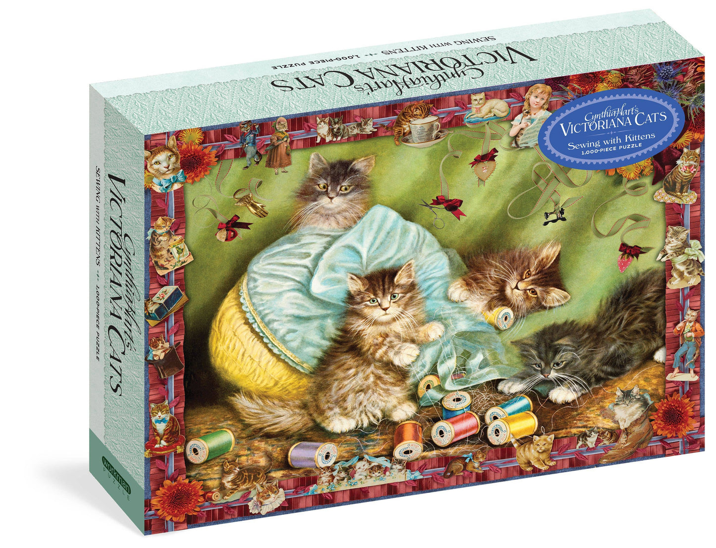 Cynthia Hart's Victoriana Cats 1,000-Piece Puzzle