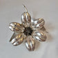 Vintage Silver-Plated Flower with Individual Petal Ashtray/Dishes by PLAME Spain