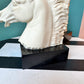 Pair of Vintage Resin Italian Horse Head Bookends