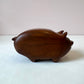 Vintage Wooden Pig Stash Box