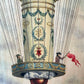 Vintage Italian Hot Air Balloon Artwork with Gold Gilded Border