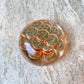 Vintage Lucite 1973 Penny Dome Paperweight