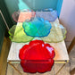 Set of 6 Vintage Mikasa Flower Glass Plates